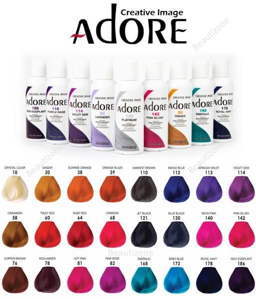 Adore Semi-Permanent Hair Color – Gypsy Beauty Supply
