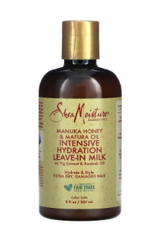 Shea Moisture, Intensive Hydration Leave-In Milk with Fig Extract & Baobab Oil, 8 fl oz (237 ml)
