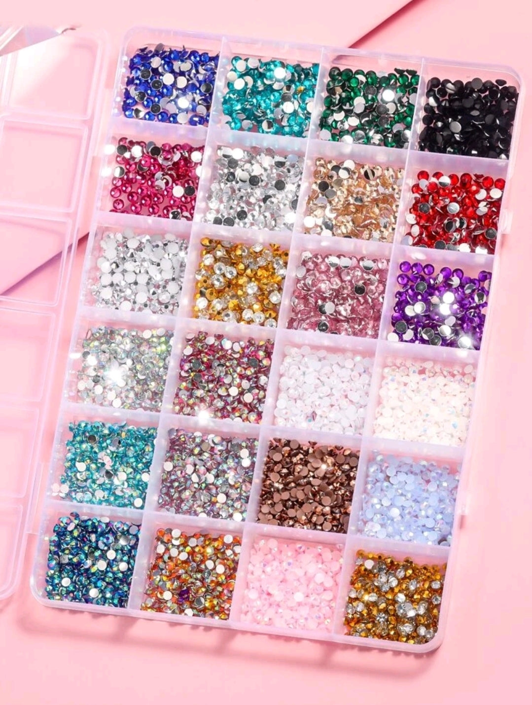 Nail Art Rhinestone Kit- Multicolor