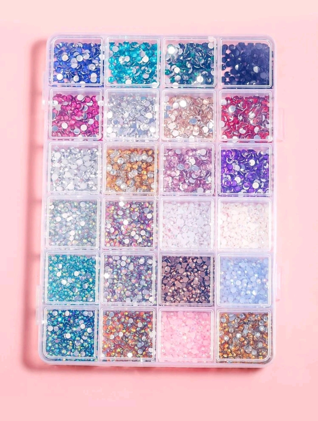 Nail Art Rhinestone Kit- Multicolor