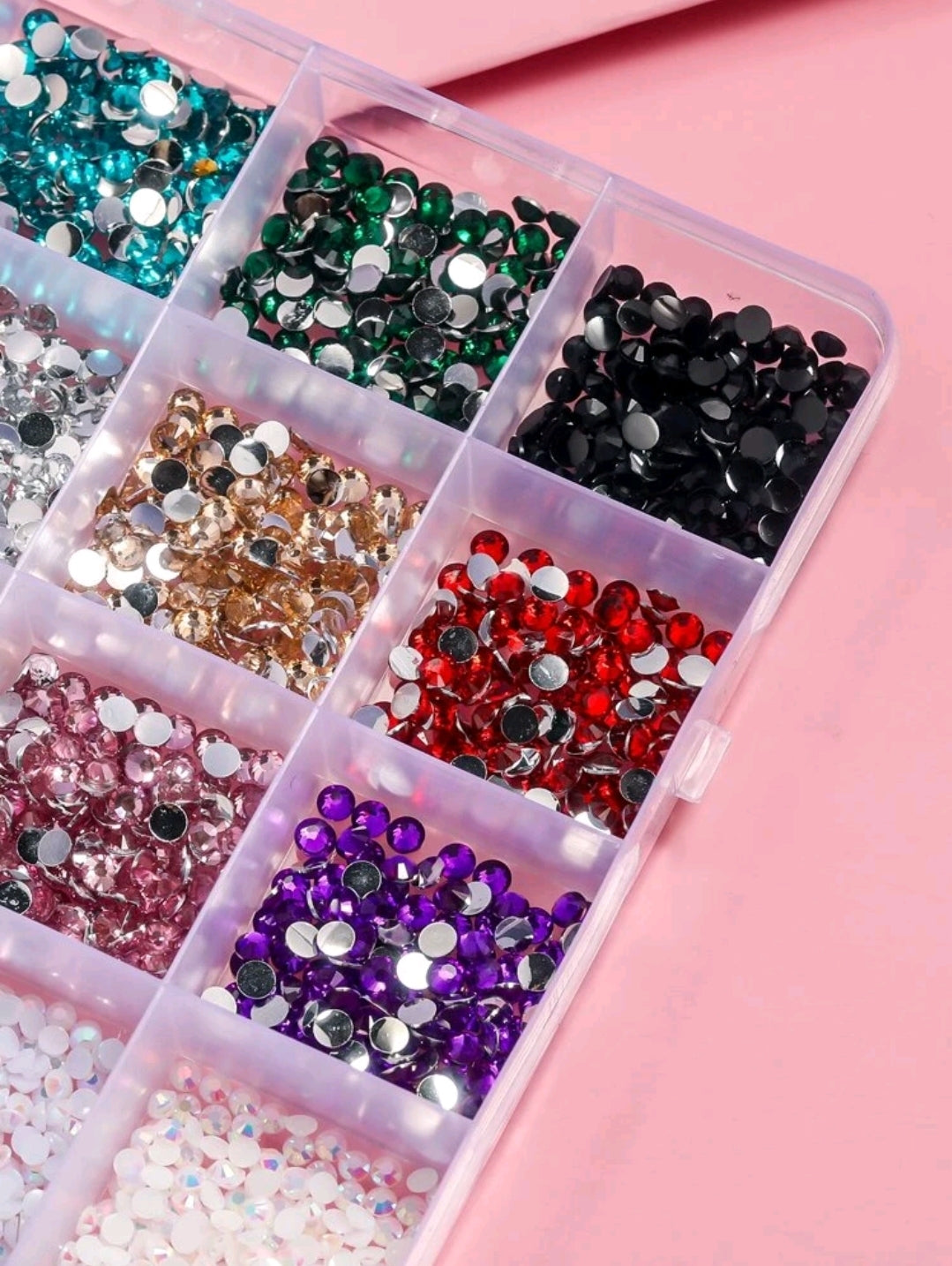 Nail Art Rhinestone Kit- Multicolor