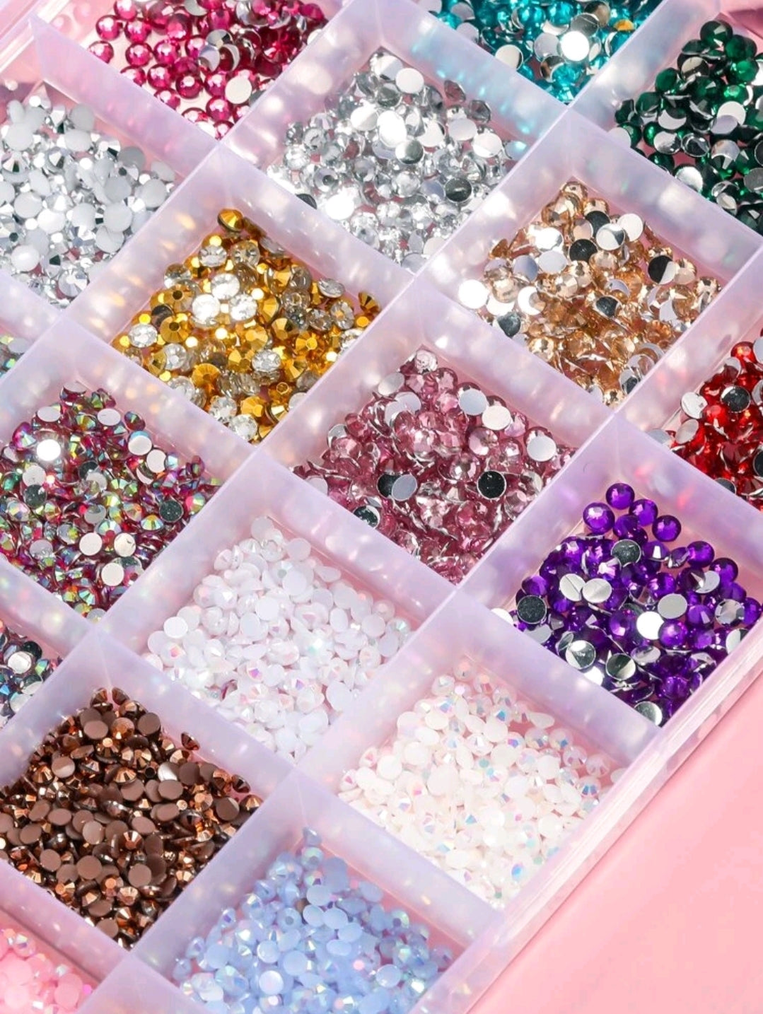 Nail Art Rhinestone Kit- Multicolor