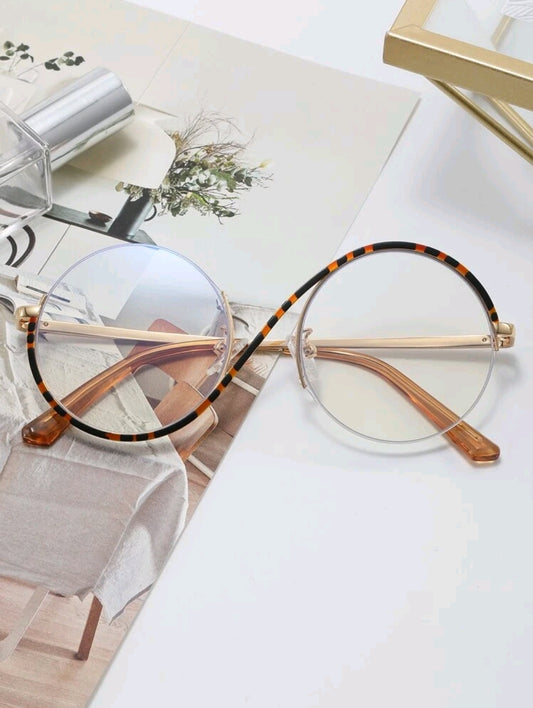 Round Frame Anti-Blue Light Eyeglasses