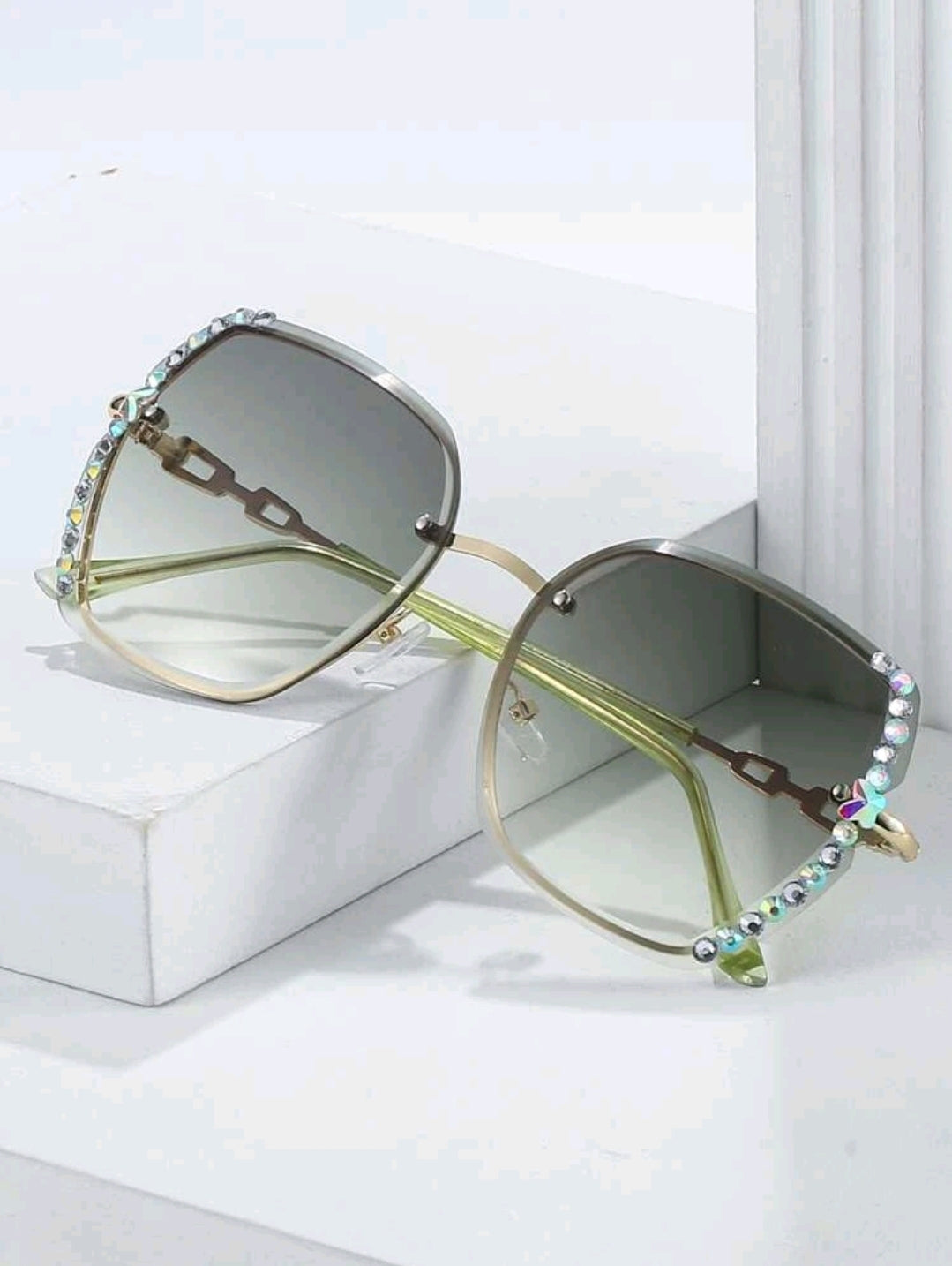 Rhinestone Fashion Glasses