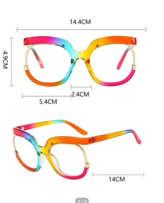 Rhinestone Decor Eyeglasses