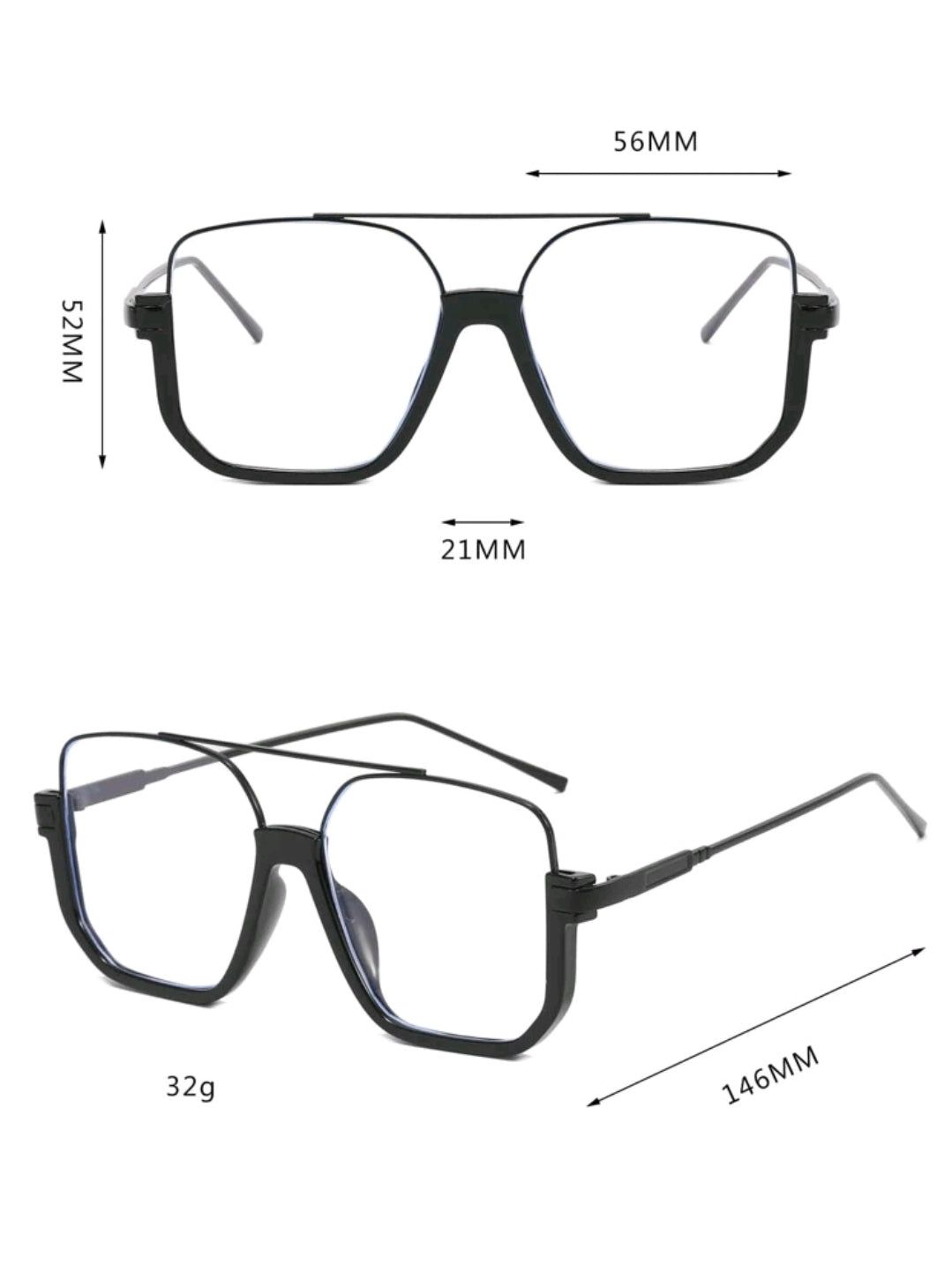 Top Bar Eyeglasses