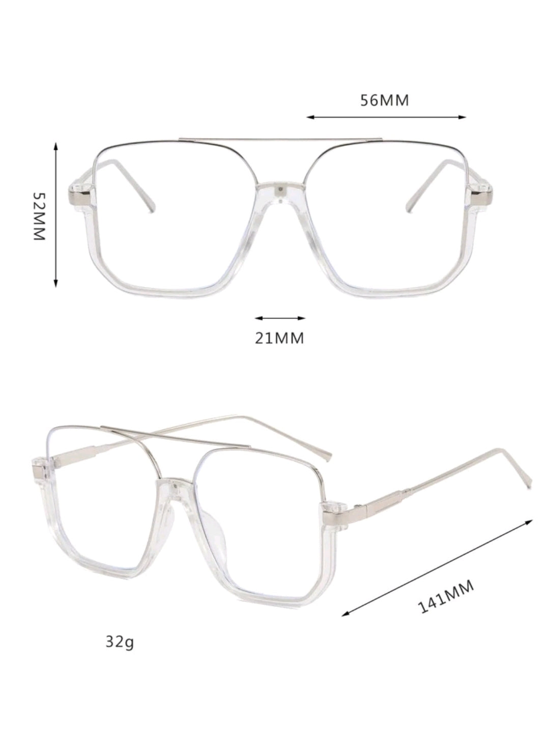 Top Bar Eyeglasses