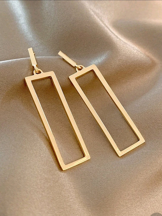 Rectangle Drop Earrings