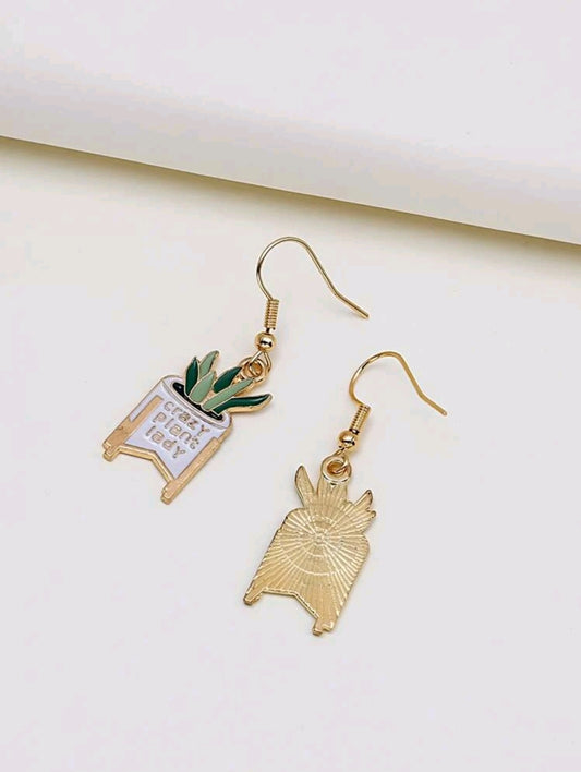 Plant Drop Earrings