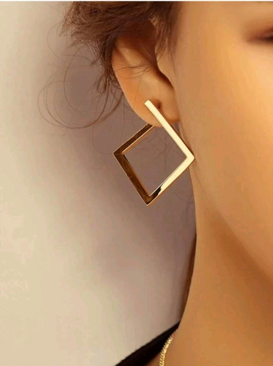 Square Drop Earrings