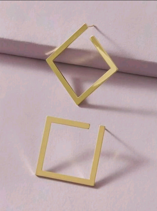 Square Drop Earrings