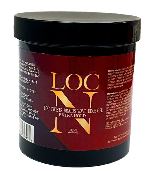 Loc N Extra Hold Edge Gel 16oz