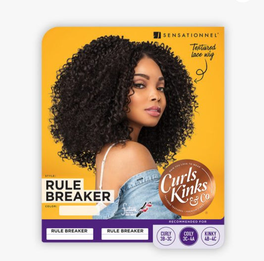 Lace Front Wig "The Rule Breaker" Curls Kinks & Co