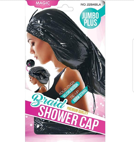 SHOWER CAP*BRAID JUMBO* BLACK XL