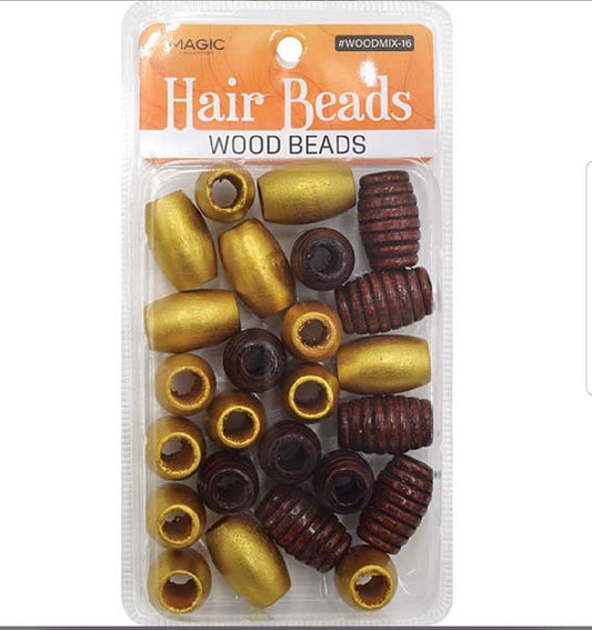 WOOD BEAD MIX