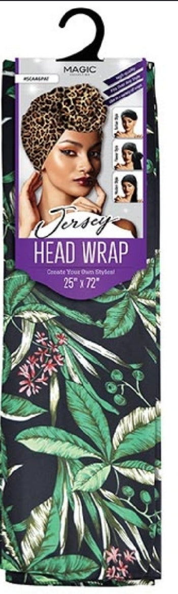 STRETCH JERSEY HEAD SCARF