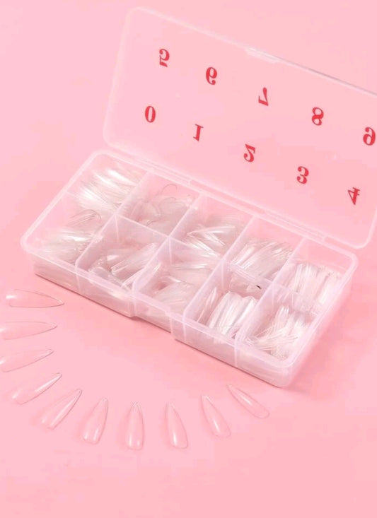 Full Clear Fake Nail - 500pcs