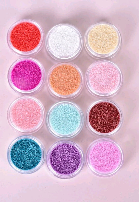 Mix Color Nail Art Glitter- 12 colors