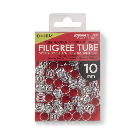 MAGIC HAIR DECORATION FILIGREE TUBES 10MM