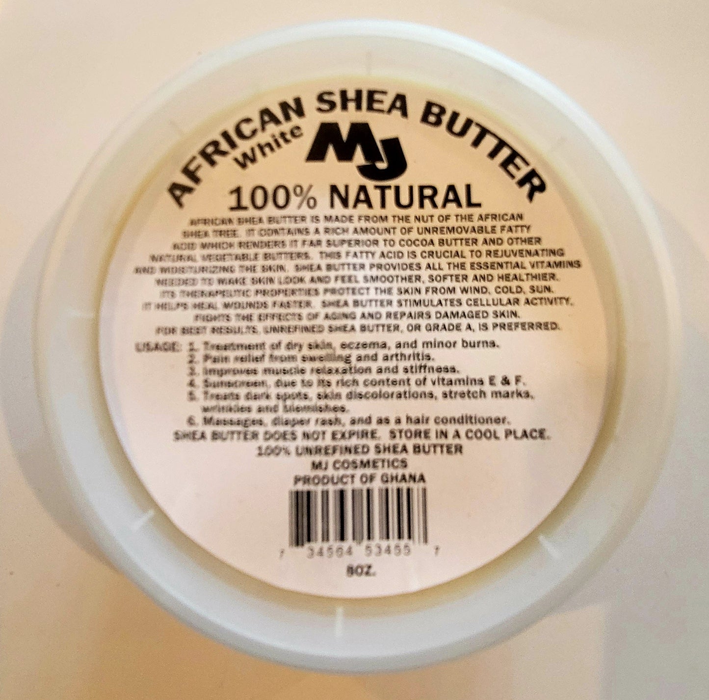 AFRICAN SHEA BUTTER- MJ 100% NATURAL