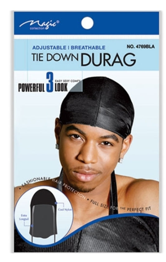 Adjustable Beathable Tie Down Durag