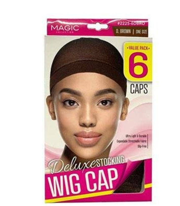 MAGIC Deluxe Stocking Wig Cap 6 Caps