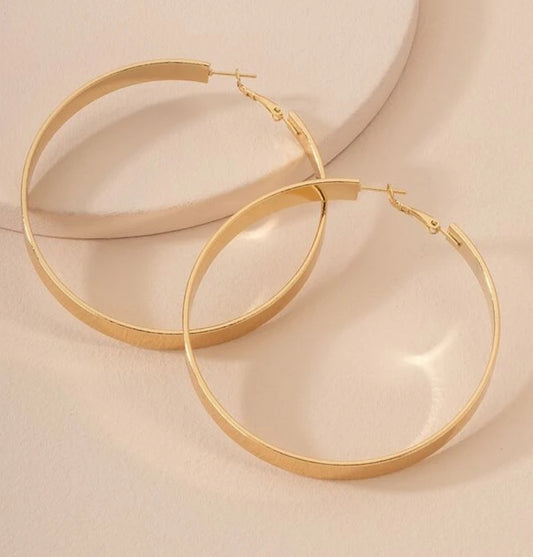 Exaggerated Hoop Earrings