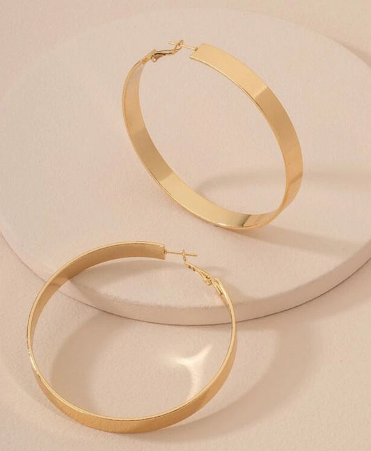 Exaggerated Hoop Earrings