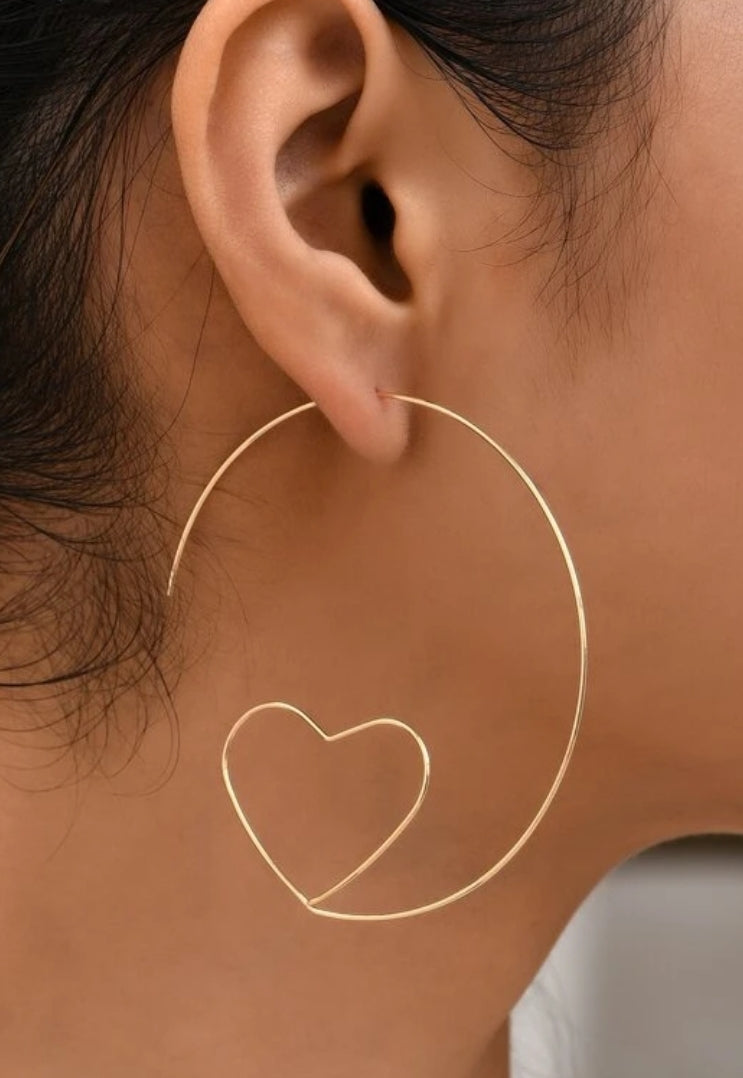 Heart Detail Earrings