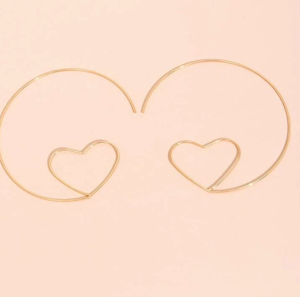 Heart Detail Earrings