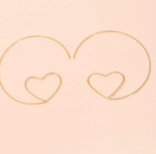 Heart Detail Earrings