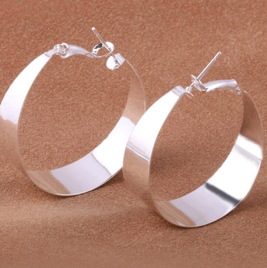 Iron Hoop Earrings