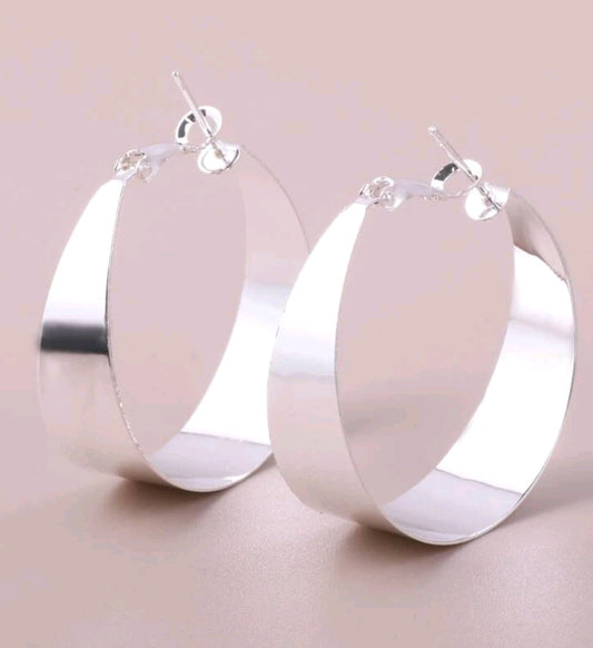 Iron Hoop Earrings