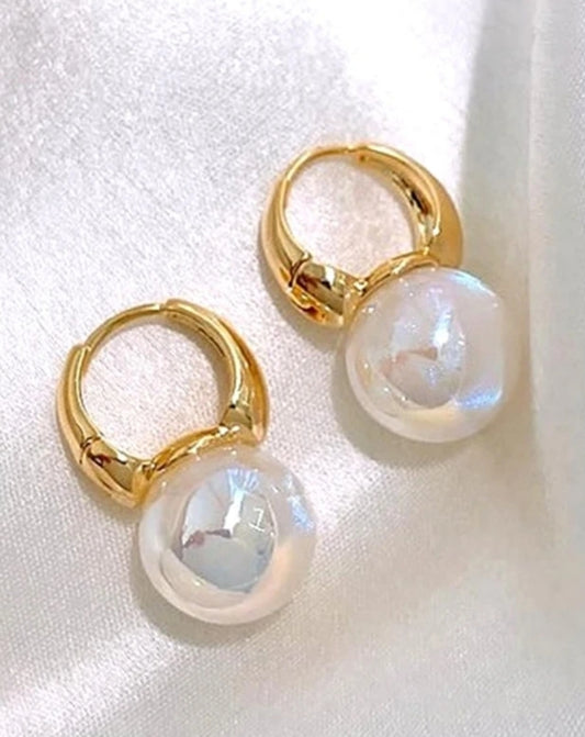 Faux Pearl Decor Earrings