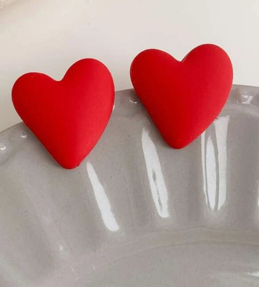 Heart Stud Earrings